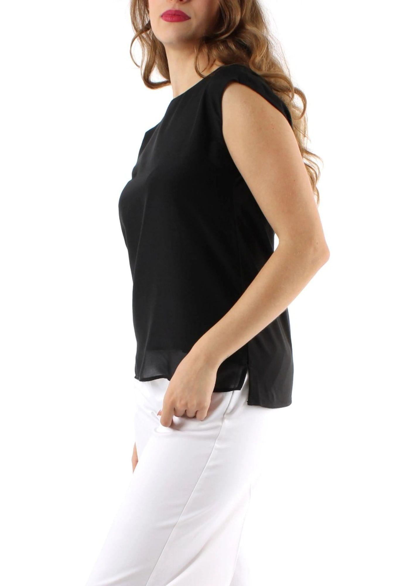 Emme Marella T-Shirt Zinco Nera - Santangelo