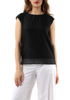 Emme Marella T-Shirt Zinco Nera - Santangelo