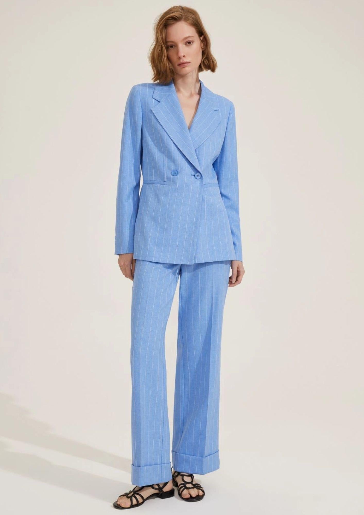 Emme Marella Tailleur Donna Agra Azzurro - Santangelo