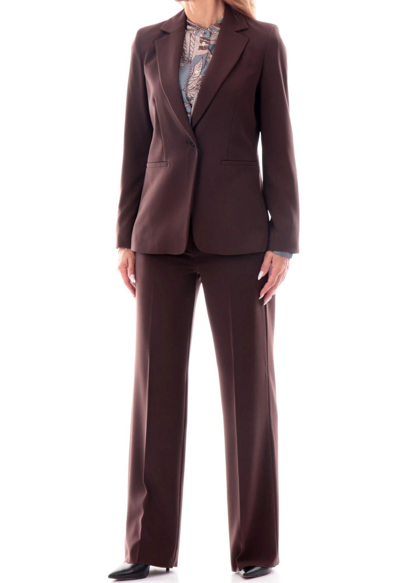 EMME MARELLA Emme Marella Tailleur Donna Zolla Marrone Testa di Moro Tailleur