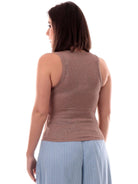 Emme Marella Top Donna Fasto Marrone Tabacco - Santangelo