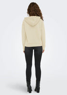 ONLY Felpa Donna Only Onlfancy Beige Felpa