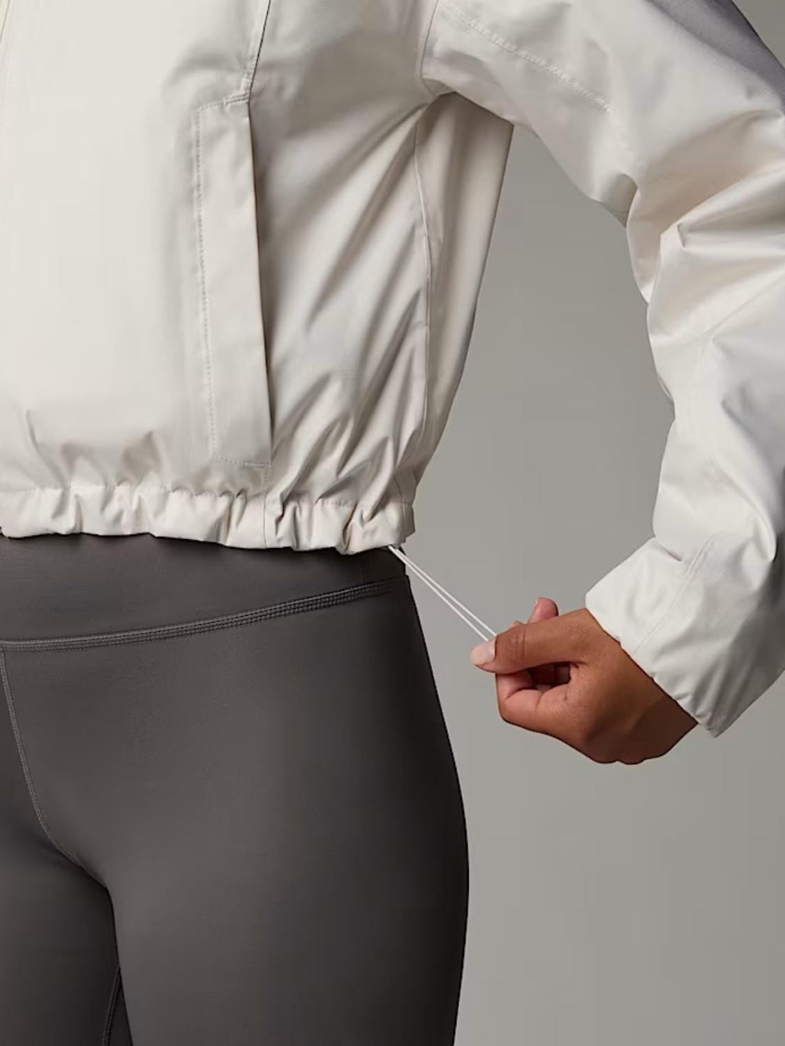 Giacca Quest corta in vita Donna White Dune - Santangelo