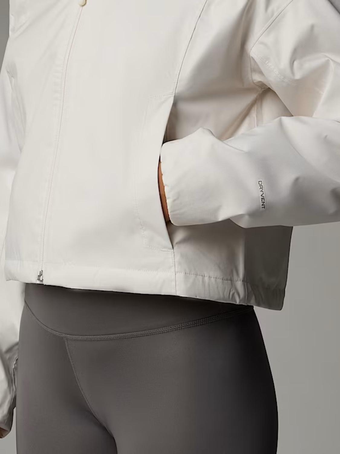 Giacca Quest corta in vita Donna White Dune - Santangelo