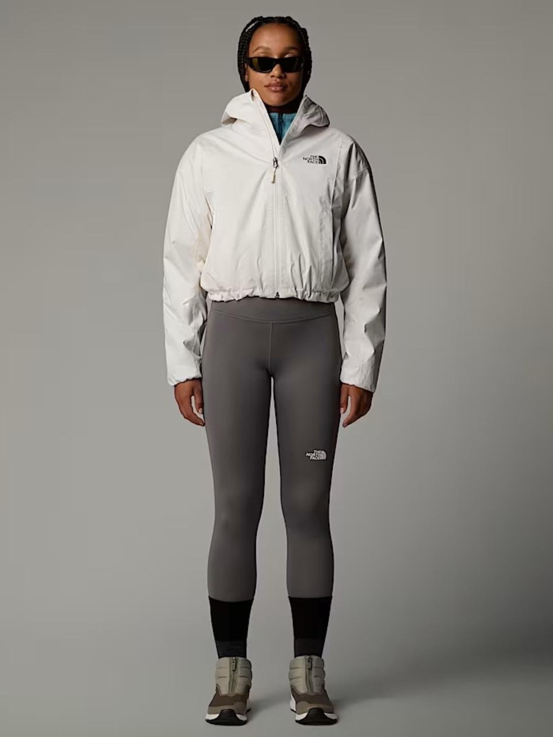 Giacca Quest corta in vita Donna White Dune - Santangelo