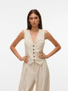 Gilet Donna Oatmeal - Santangelo
