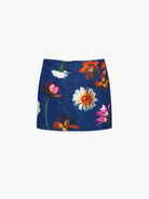 Gonna lunga ricamata Donna Blu - Santangelo