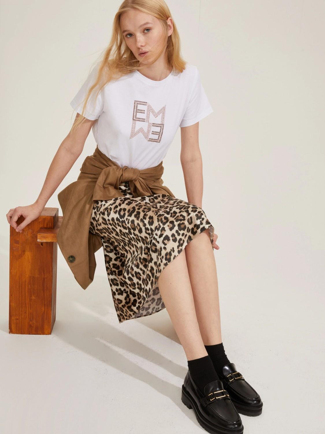 Gonna midi stretch Oracolo Donna Naturale - Santangelo