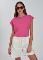 Yes Zee T-Shirt Donna Rosa T215 TL00 0425 YES ZEE 
