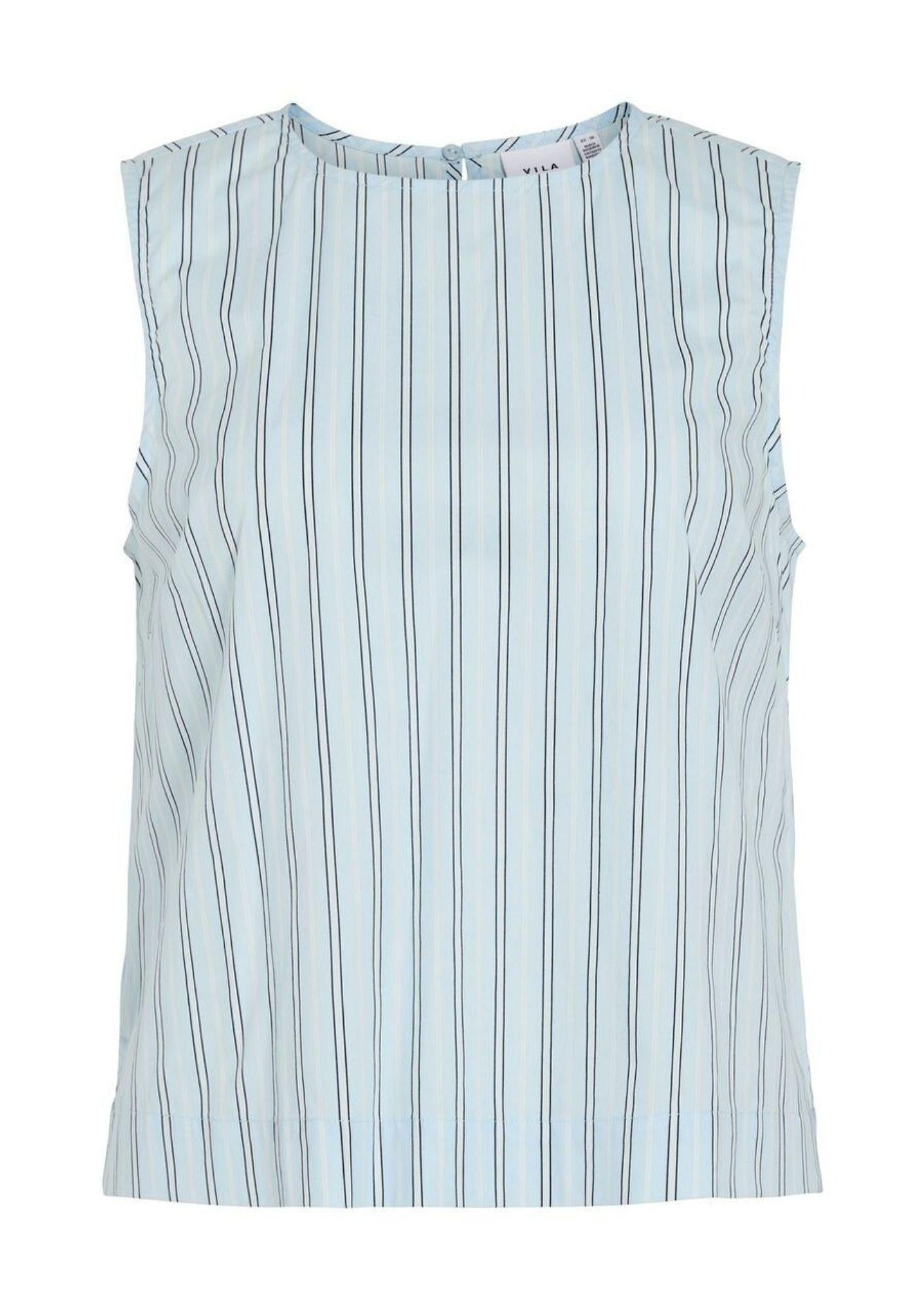 Vila Top Donna Valencia Azzurro 14115167 Nantucket Breeze SNOW WHITE VILA 