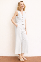 Emme Marella Pantalone Donna Emmclava Bianco 2615131182200 003 EMME MARELLA 