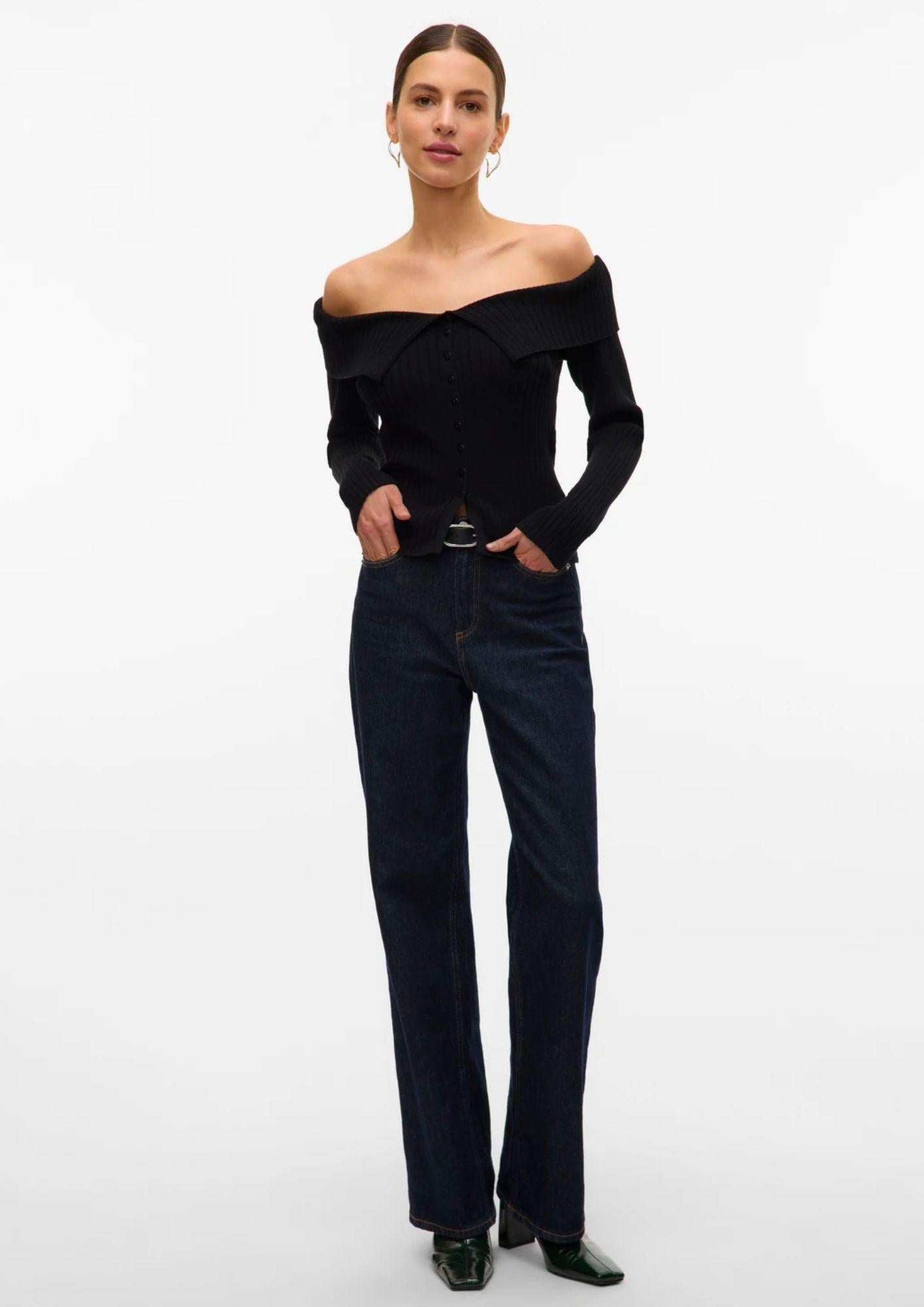 Vero Moda Maglia Donna Sia Nera 10329653 Black VERO MODA 