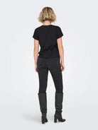 Only T-Shirt Donna Nero Onlerica 15308926 Black ONLY 