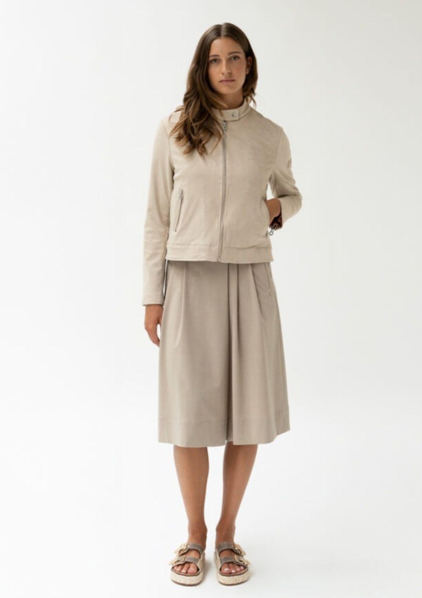 Rihunik Giubbino Donna Delice Beige RIW400J F0224 131 RIHUNIK 