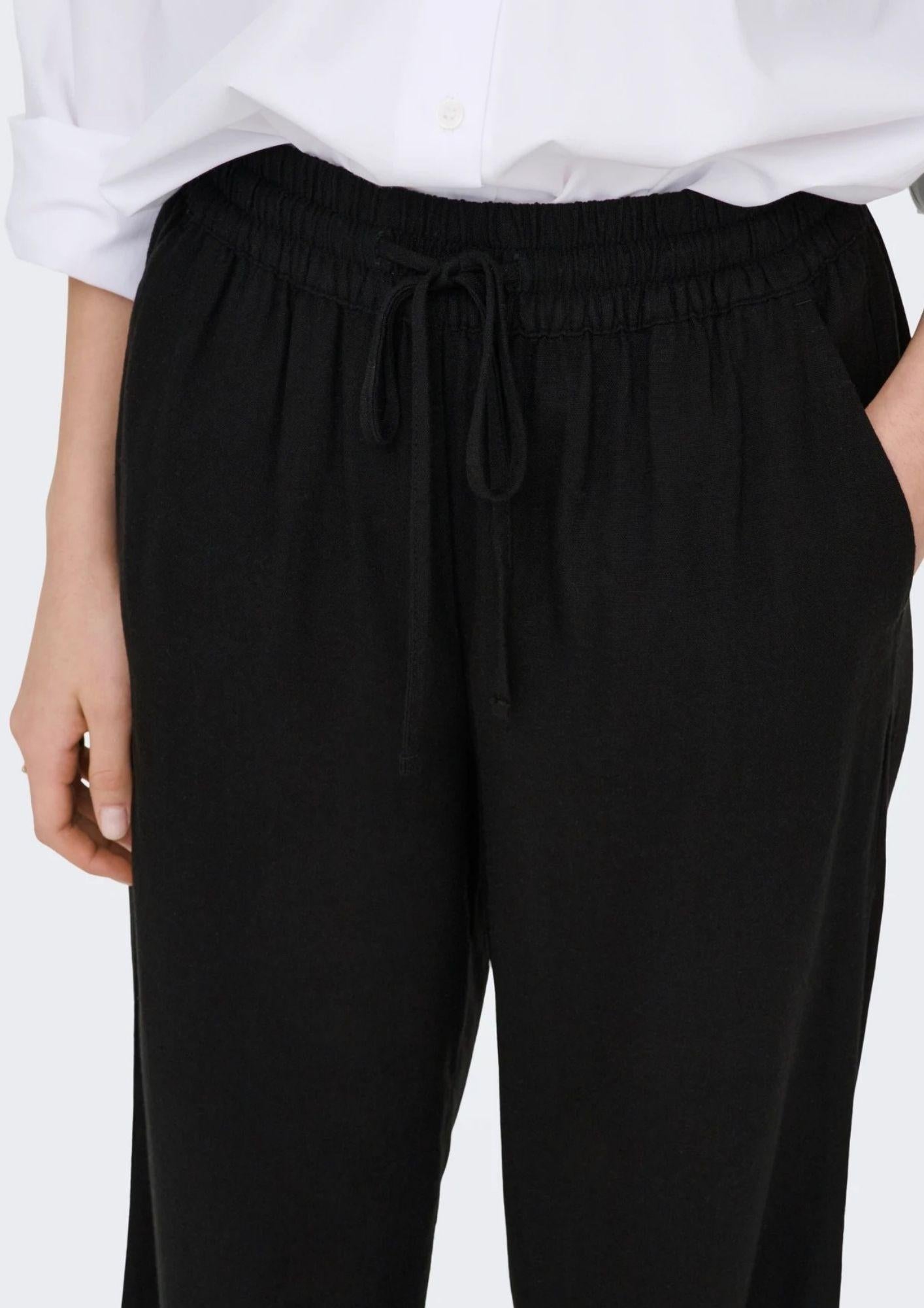 Jacqueline De Yong Pantalone Donna Say Nero 15318361 Black JACQUELINE DE YONG 