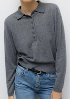 Aware Maglione Donna Sikita Grigio 10331614 Medium Grey Melange VERO MODA 