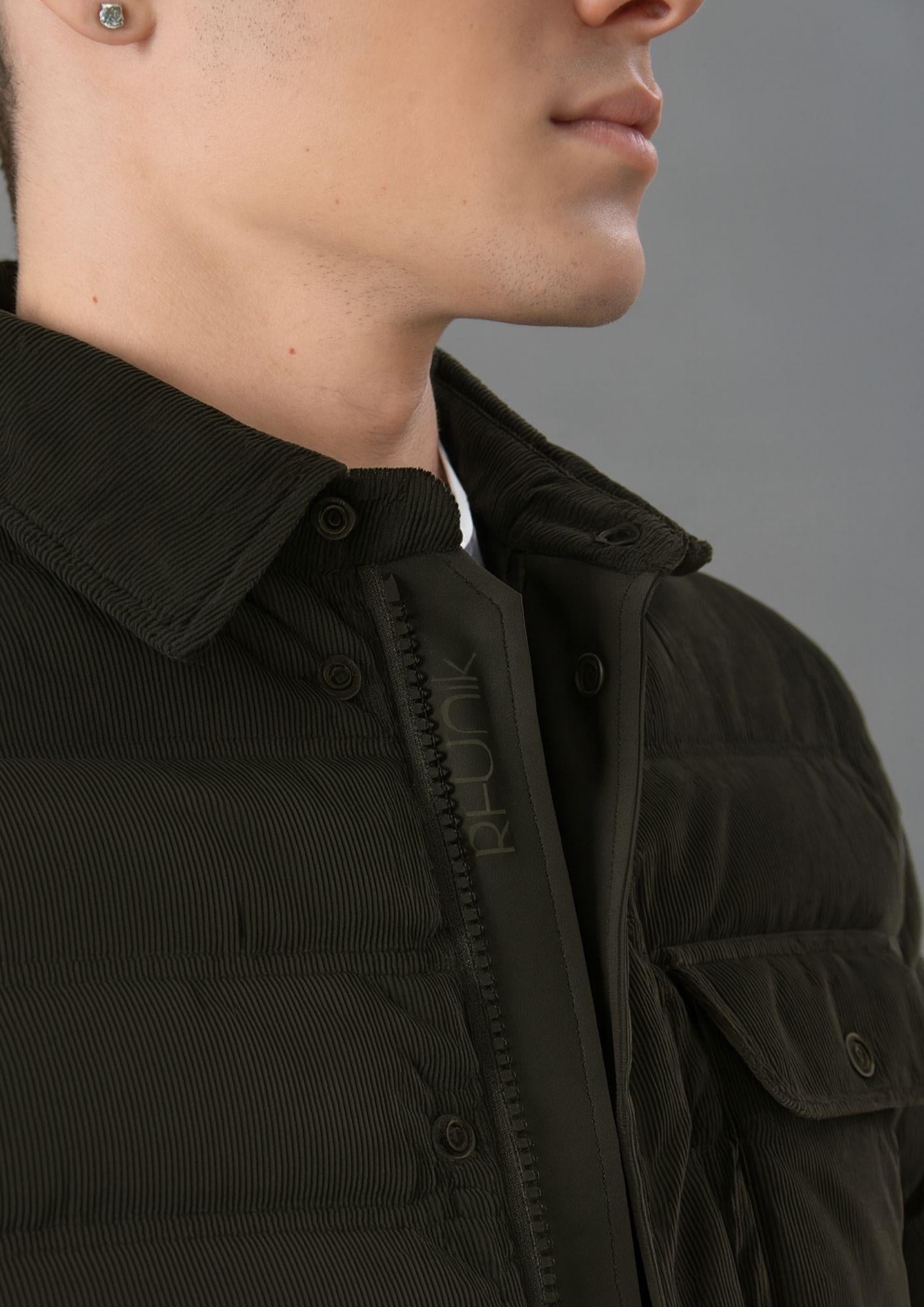 Rihunik Giubbino Uomo Gordon Forest Green RIMA261J F0149 102 RIHUNIK 