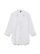 Vero Moda VMOLLA Camicia 3/4 Donna Bright White Silver lurex 10329382 Bright White VERO MODA 