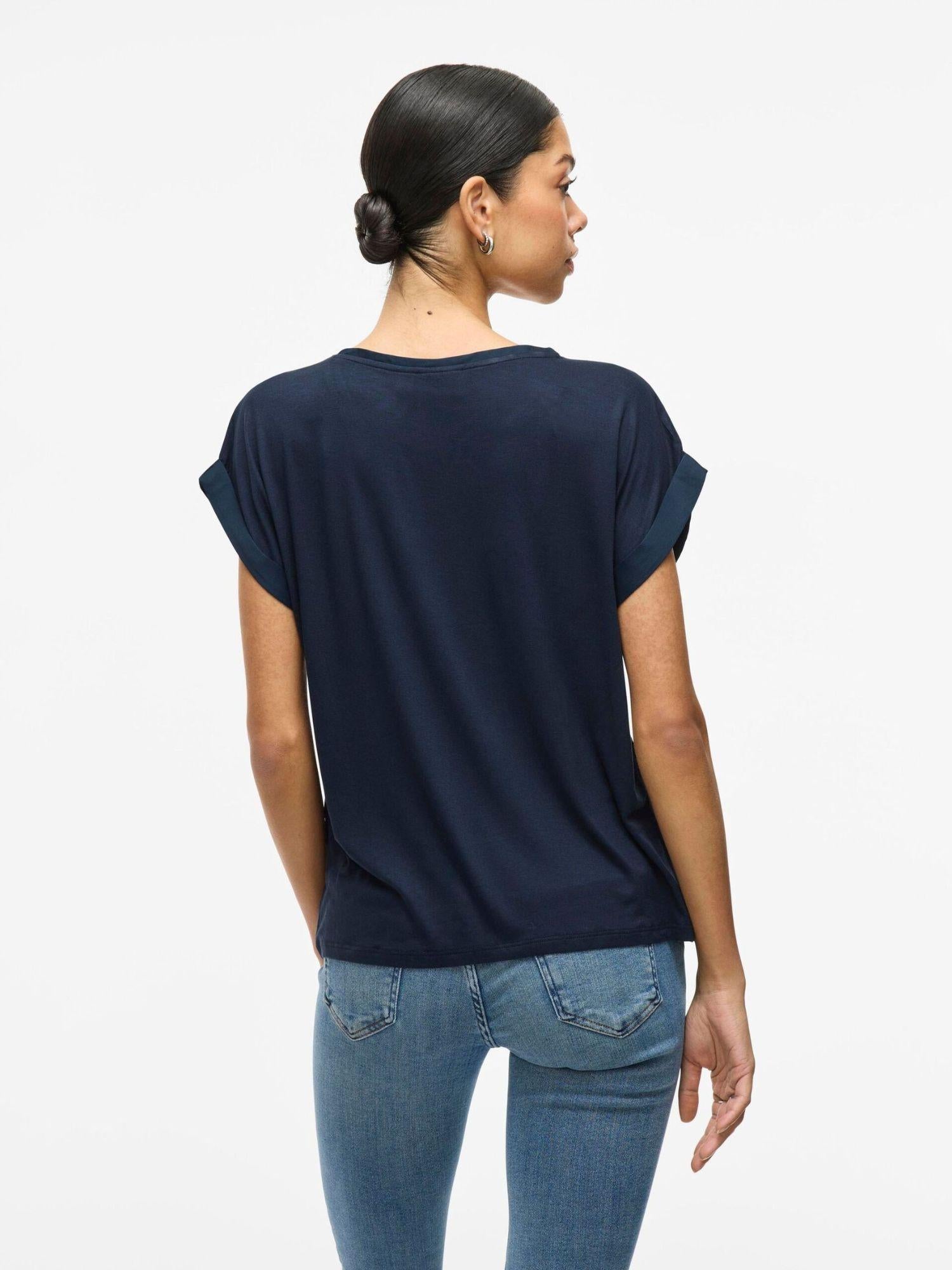 Vila Top Donna Navy Blazer Viellette 14059563 Navy Blazer VILA 