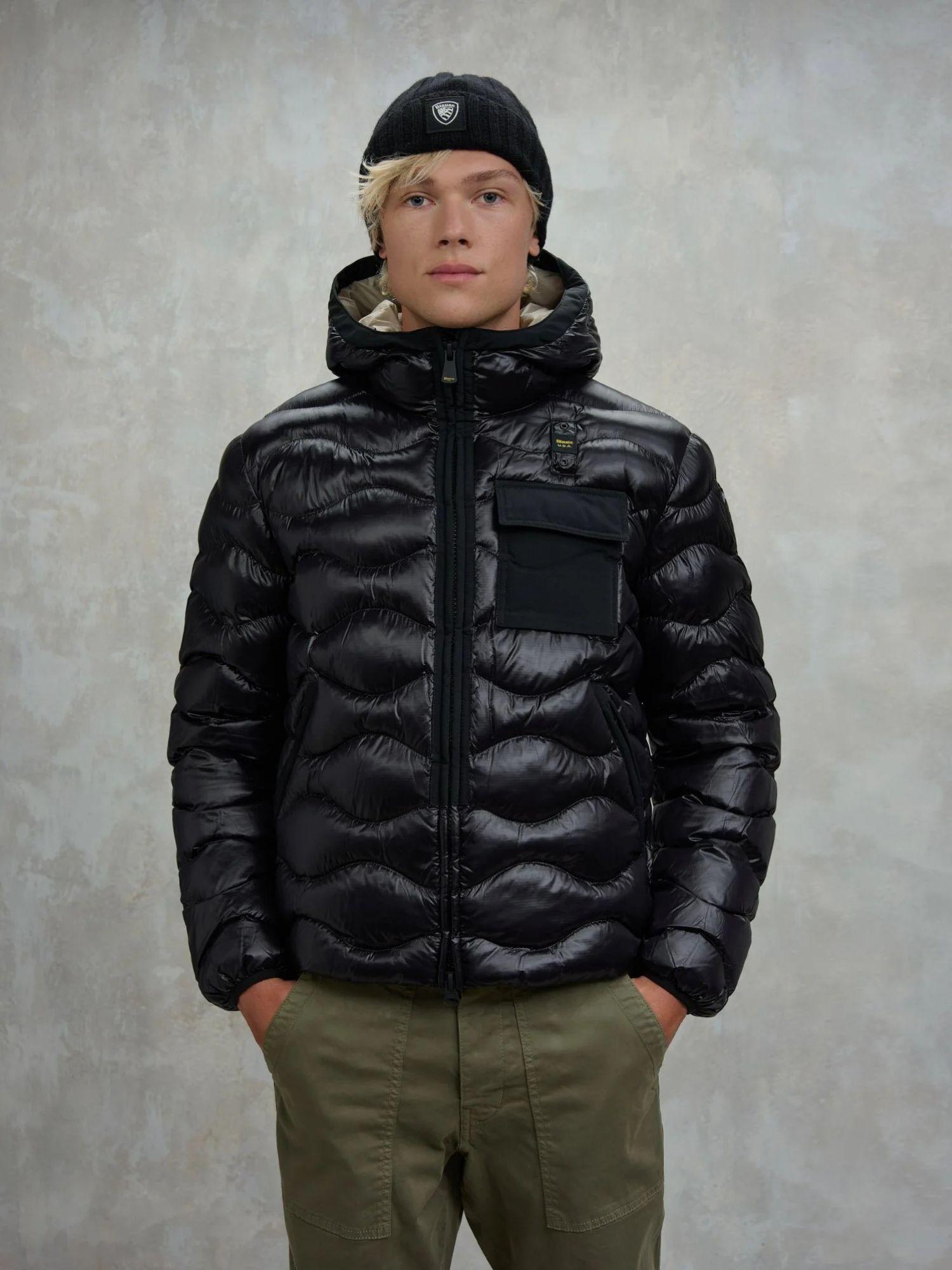 Blauer Giacca Invernale Bryant Uomo Nero interno beige BLUC02080 5958 999 BLAUER 