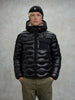 Veste d'hiver pour homme Blauer Bryant noire avec intérieur beige