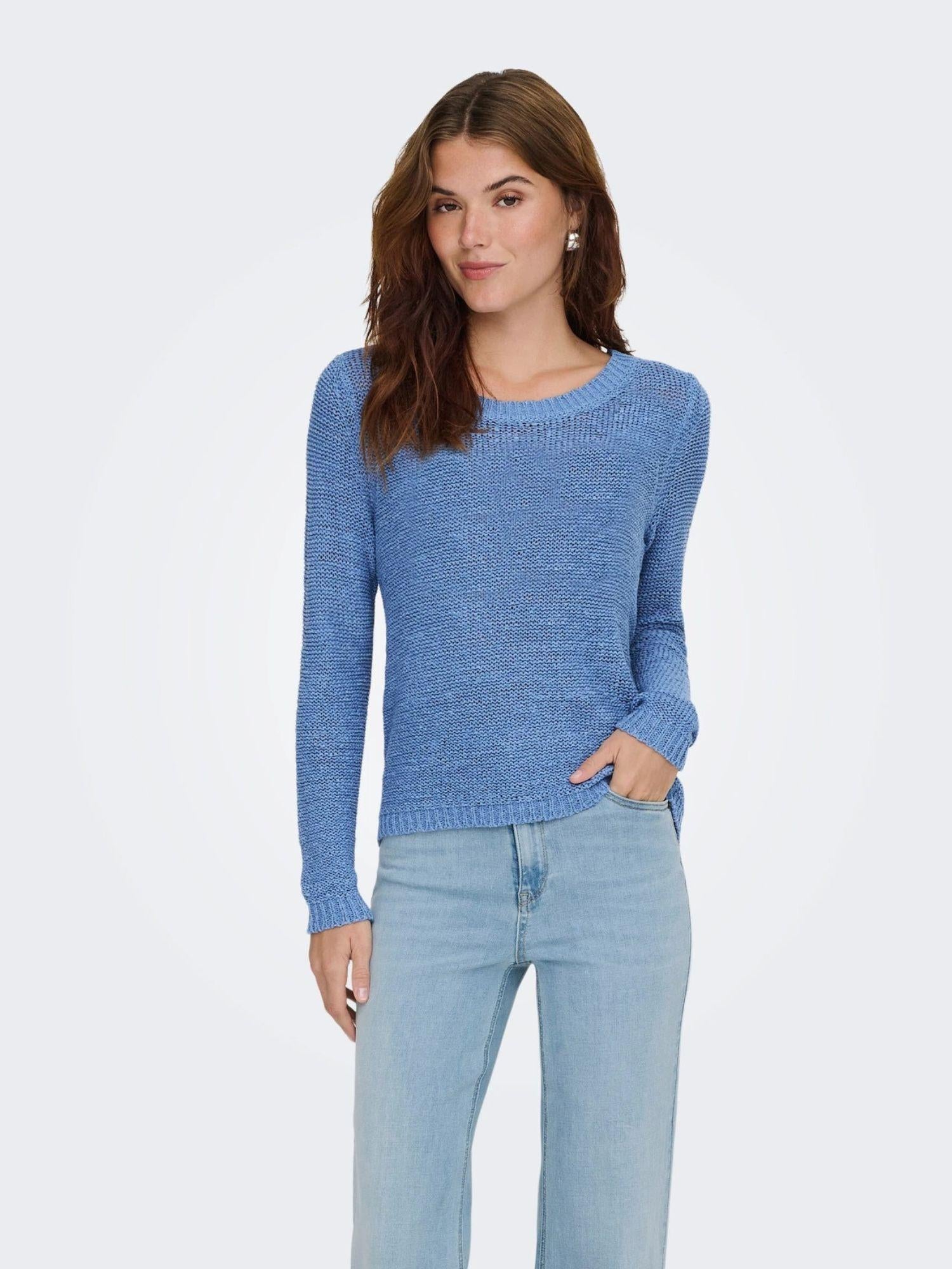 Only Maglia Donna Blu Riviera Onlgeena 15113356 Riviera ONLY 