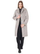 Yes Zee Cappotto Donna Reversibile Grigio Chiaro O027 KV00 0846 YES ZEE 