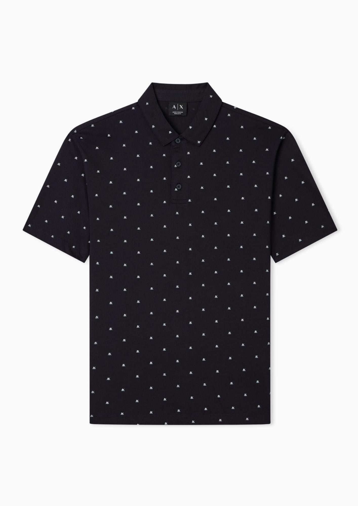 Armani Exchange Polo Uomo Blu XM000735 AF10356 FB434 ARMANI EXCHANGE 