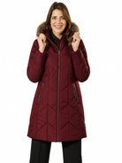 Satinette Giacca Invernale Donna Bordeaux 003 AGATA 21 SATINETTE 