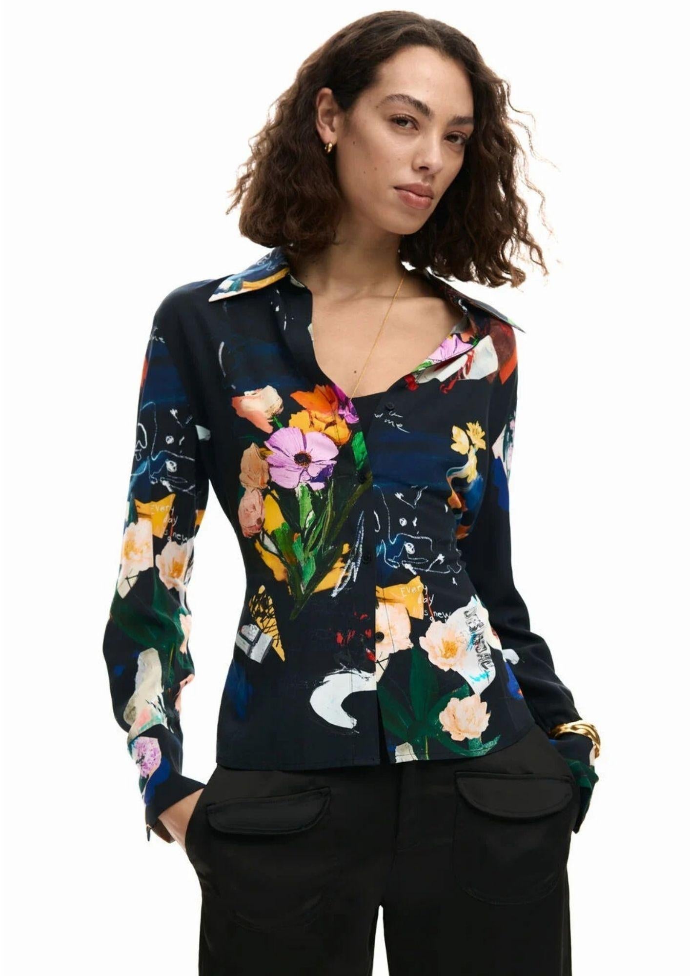 Desigual Camicia Donna Camfereo Multicolore 26SWCW23 2000 DESIGUAL 