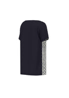 Emme Marella Camicia Donna Emmsansa Bianco Burro e Blu 2615111071200 001 EMME MARELLA 