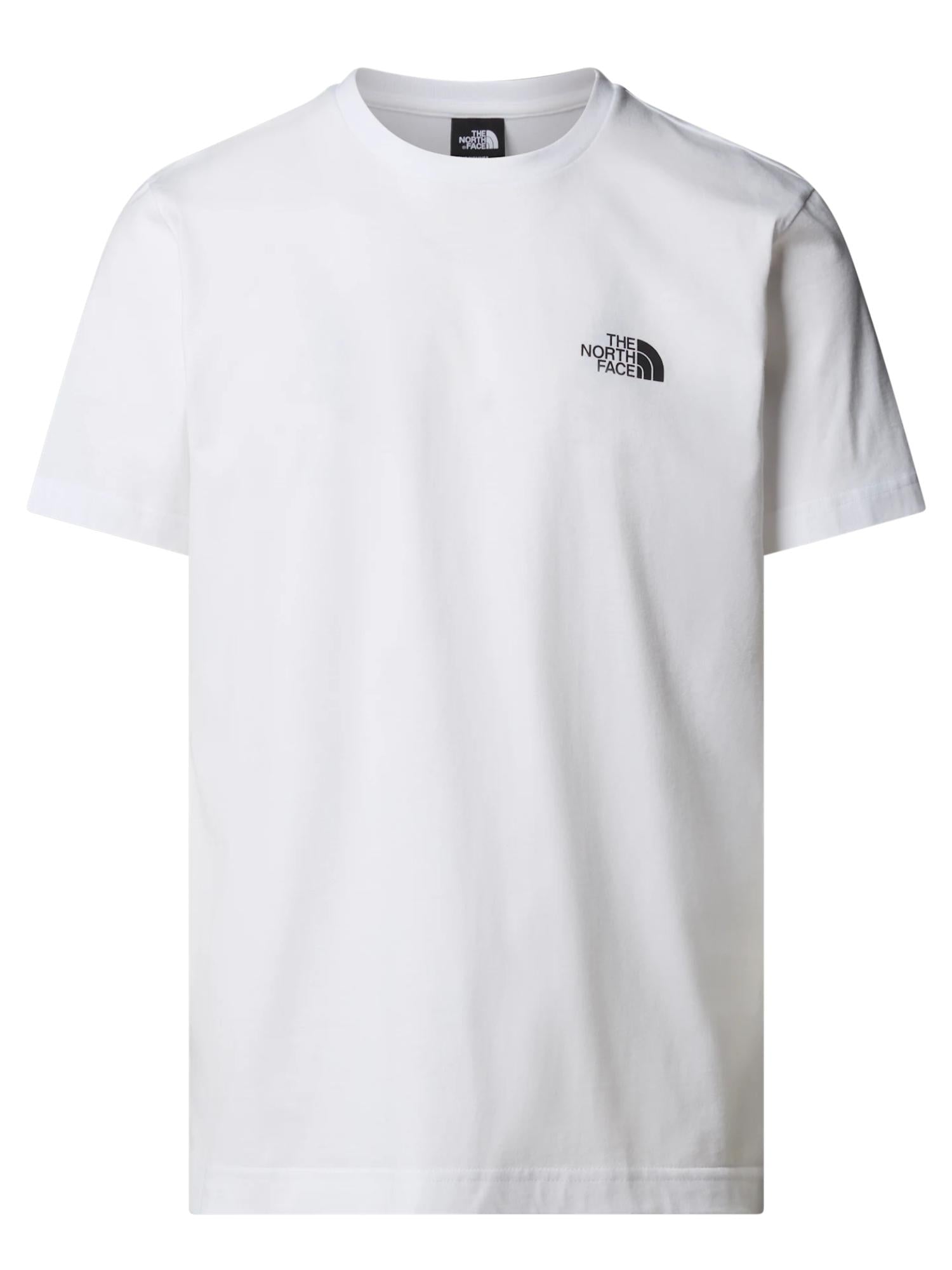 The North Face T-Shirt Mountain Sketch Uomo Bianco NF0A8EE8 FN4 THE NORTH FACE 