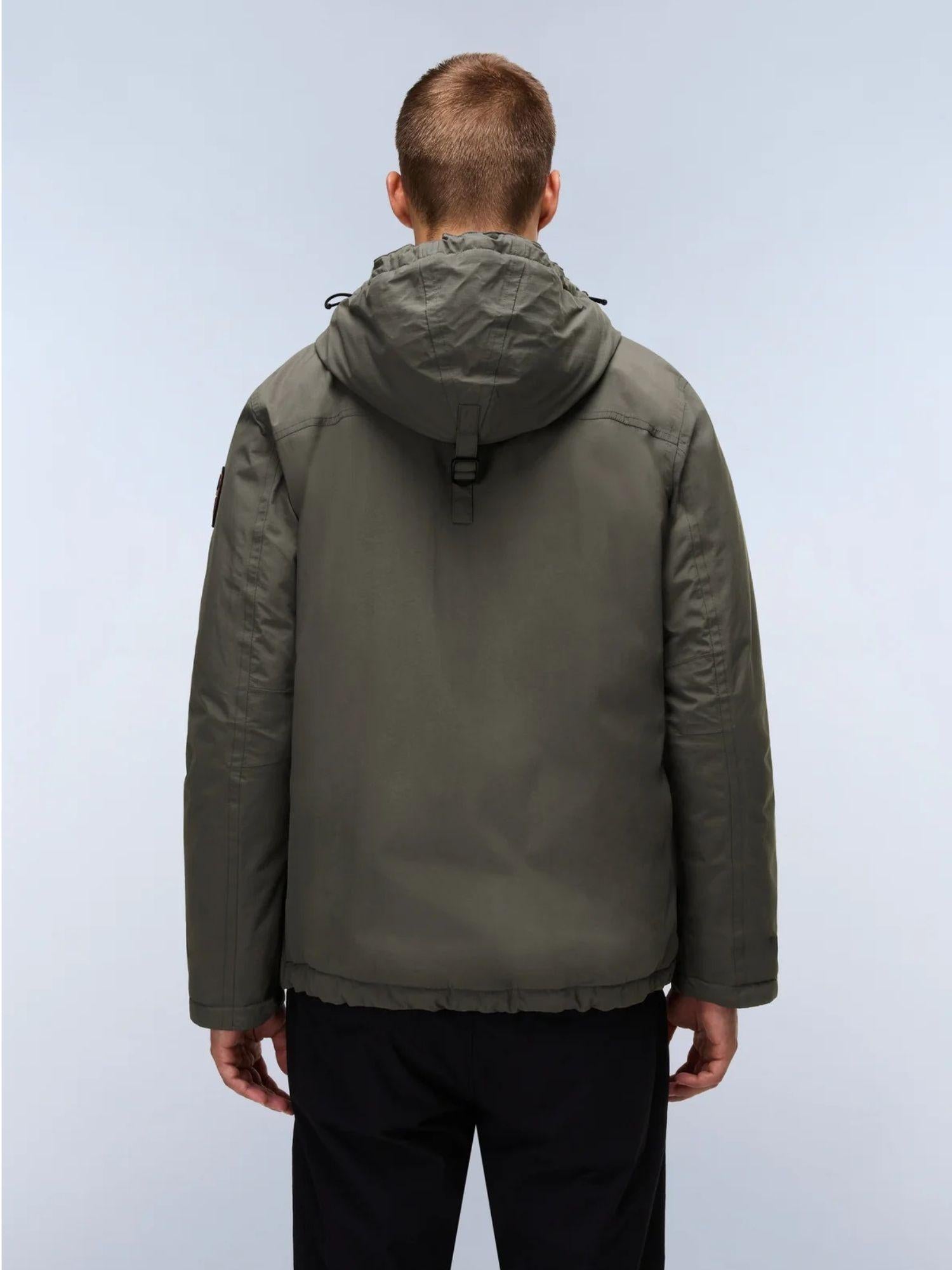 Napapijri Giacca Anorak Rainforest Winter Uomo Verde Tea Leaf NP0A4GMC G0A NAPAPIJRI 