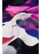 Desigual Foulard rettangolare a fiori Donna Nero 25WAWA23 2000 DESIGUAL 