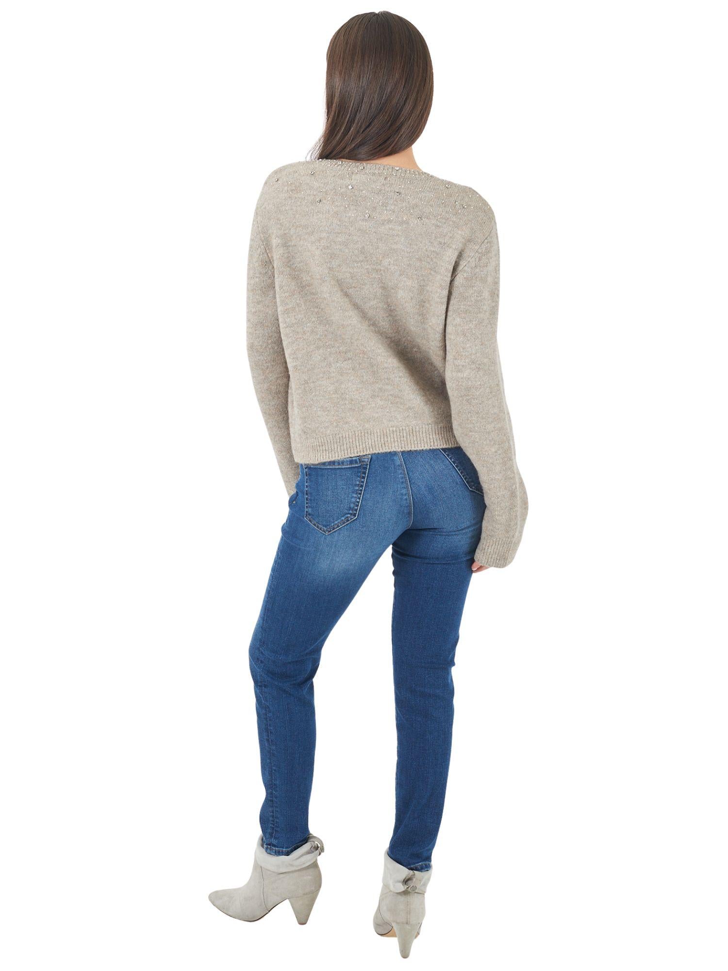 Yes Zee Maglia Donna Tortora M082 JZ00 0212 YES ZEE 