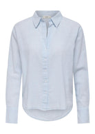 Jacqueline De Yong Camicia Donna Mila Azzurro Righe Bianche 15345487 Kentucky Blue CLOUD DANCER JACQUELINE DE YONG 