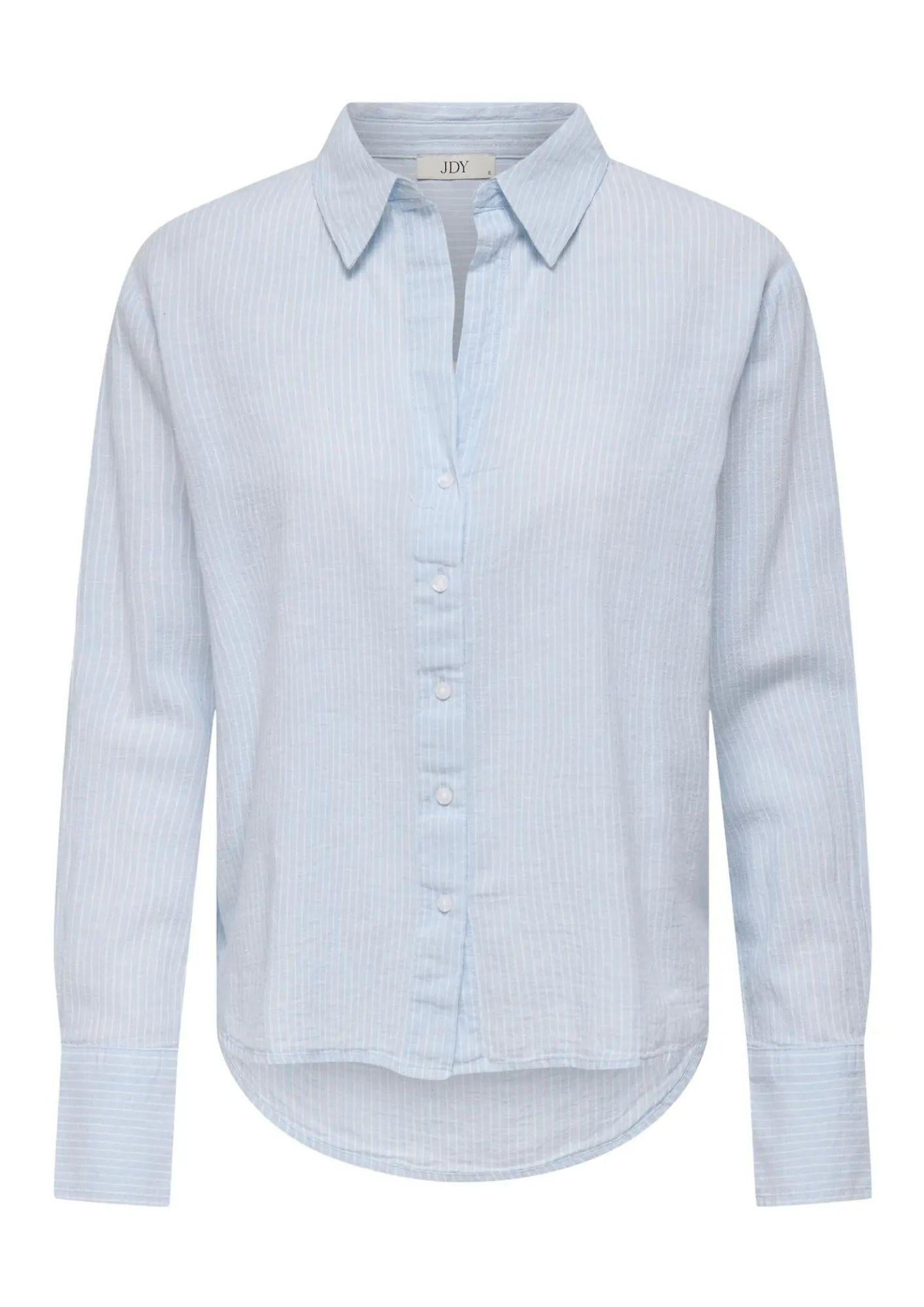 Jacqueline De Yong Camicia Donna Mila Azzurro Righe Bianche 15345487 Kentucky Blue CLOUD DANCER JACQUELINE DE YONG 