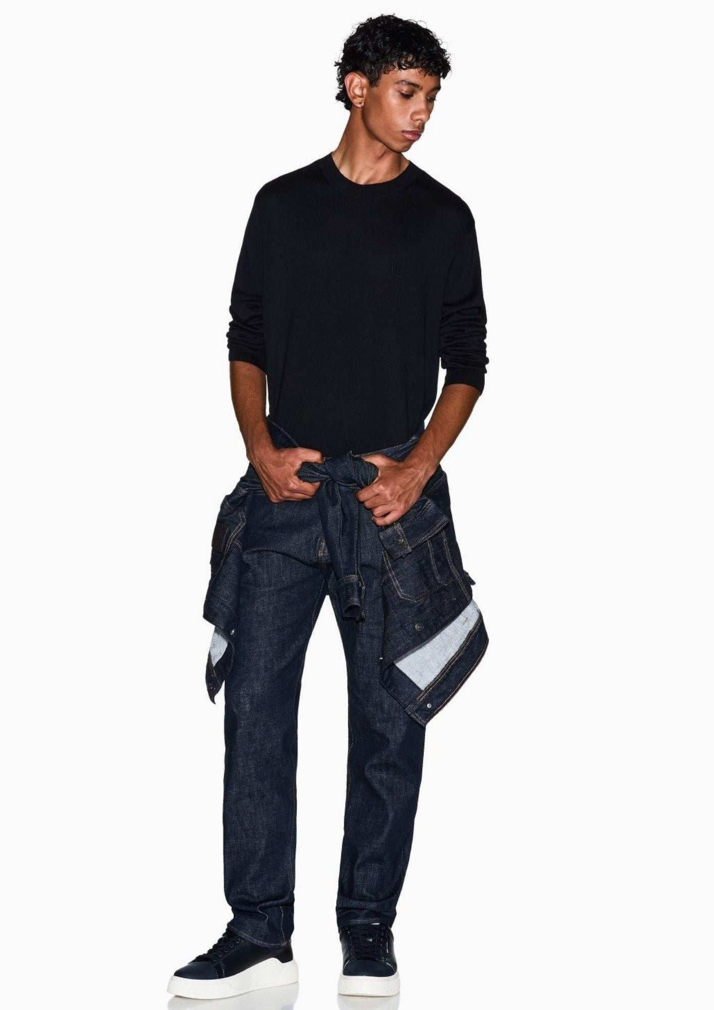Armani Exchange Pullover Uomo Nero XM000338 AF12291 UC001 ARMANI EXCHANGE 