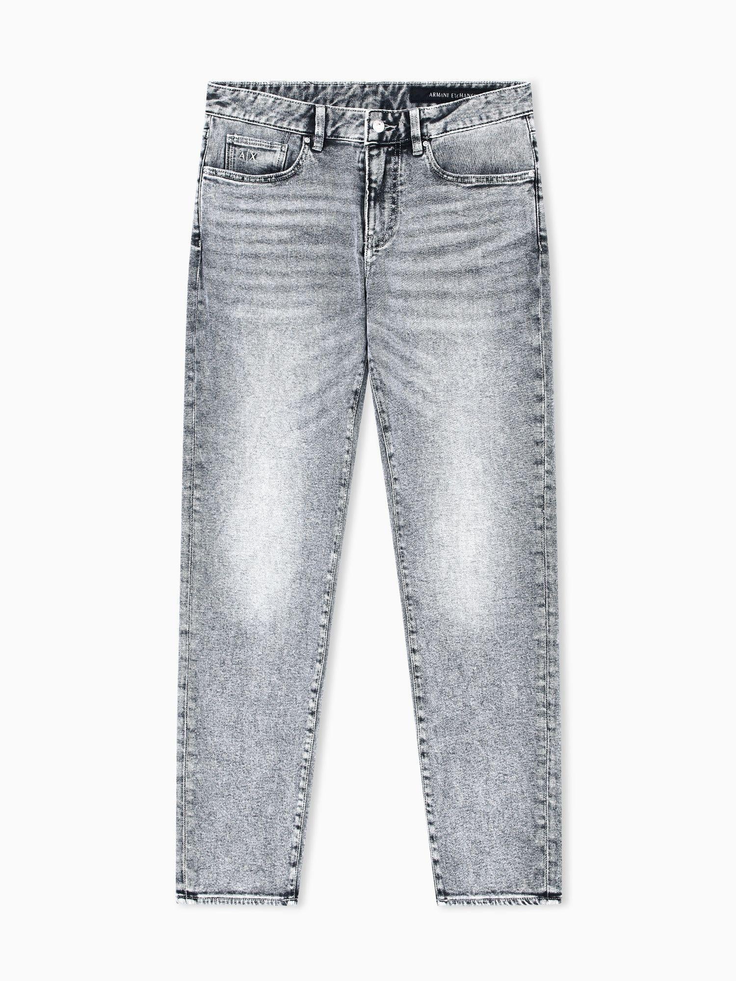Armani Exchange Jeans slim fit in denim stretch Uomo Grigio XM000070 AF18823 M8088 ARMANI EXCHANGE 