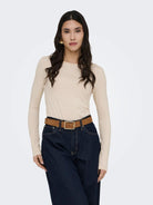 Jacqueline De Yong Maglia Donna Sandshell Jdysissy 15364527 Sandshell CLOUD DANCER JACQUELINE DE YONG 