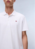 Napapijri Polo Uomo Ealis Bianca NP0A4H8B 002 NAPAPIJRI 
