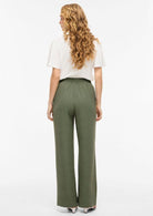 Vila Pantalone Donna Vijosa Blu Verde Oliva 14100308 Olivine VILA 