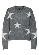 Pullover Donna Only Azu Grigio scuro 15353125 Dark Grey Melange Cloud Dancer ONLY 