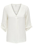 Jacqueline De Yong Top Donna Divya Bianca 15226911 Cloud Dancer JACQUELINE DE YONG 
