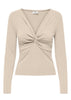 Top Donna Beige Tapioca