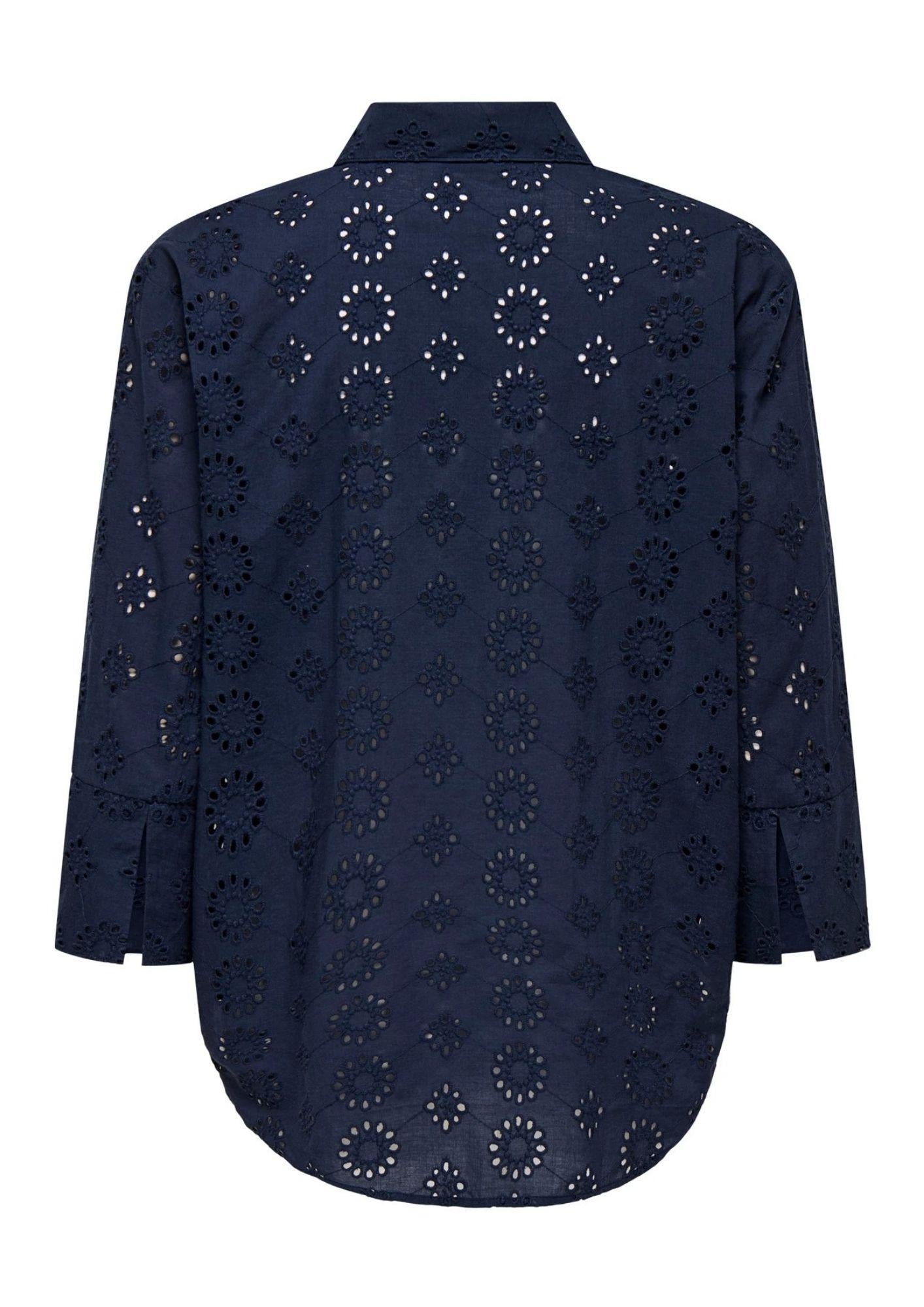 Jacqueline De Yong Camicia Donna Tallie Blu 15292179 Black Iris JACQUELINE DE YONG 