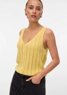 Vero Moda Canotta Donna Lux Giallo Oro 10342953 Golden Haze VERO MODA 