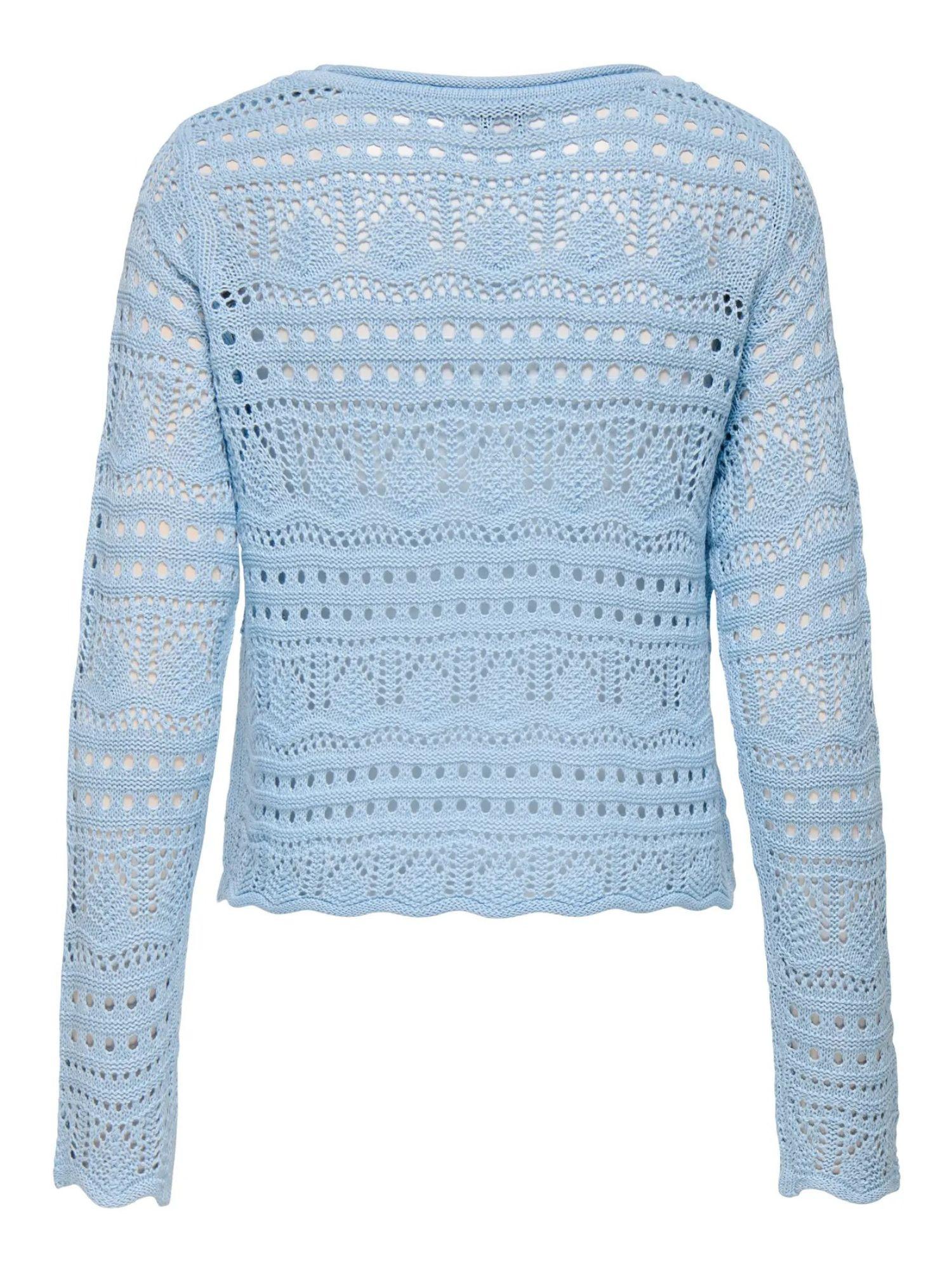 Jacqueline De Yong Maglia Donna Cashmere Blue Jdysun 15287384 Cashmere Blue JACQUELINE DE YONG 