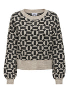 Only ONLGEO Maglione Donna Grigio Oatmeal 15268015 Oatmeal MELANGE ONLY 