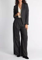Emme Marella Giacca Donna Farnese Grigio Gessato 2525046121200 007 EMME MARELLA 